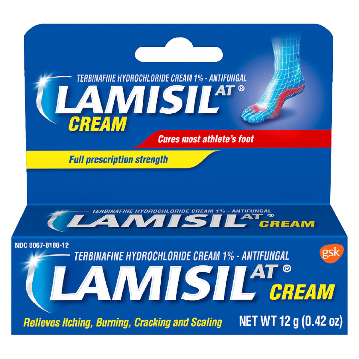 Lamisil AT crema antimicotica piede d'atleta 12 g