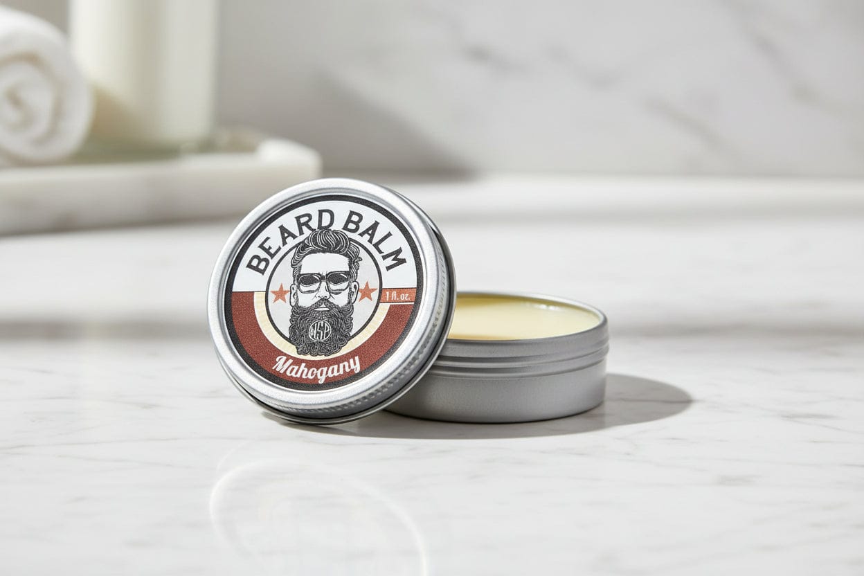 Wet Shaving Products Mahogany balsamo barba tenuta leggera 1 oz