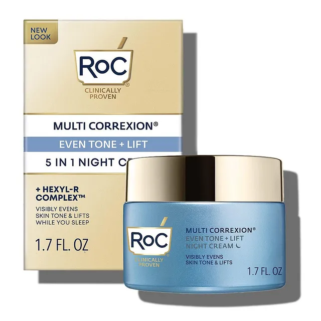 RoC Multi Correxion 5 in 1 crema viso notte antirughe 1.7 Oz