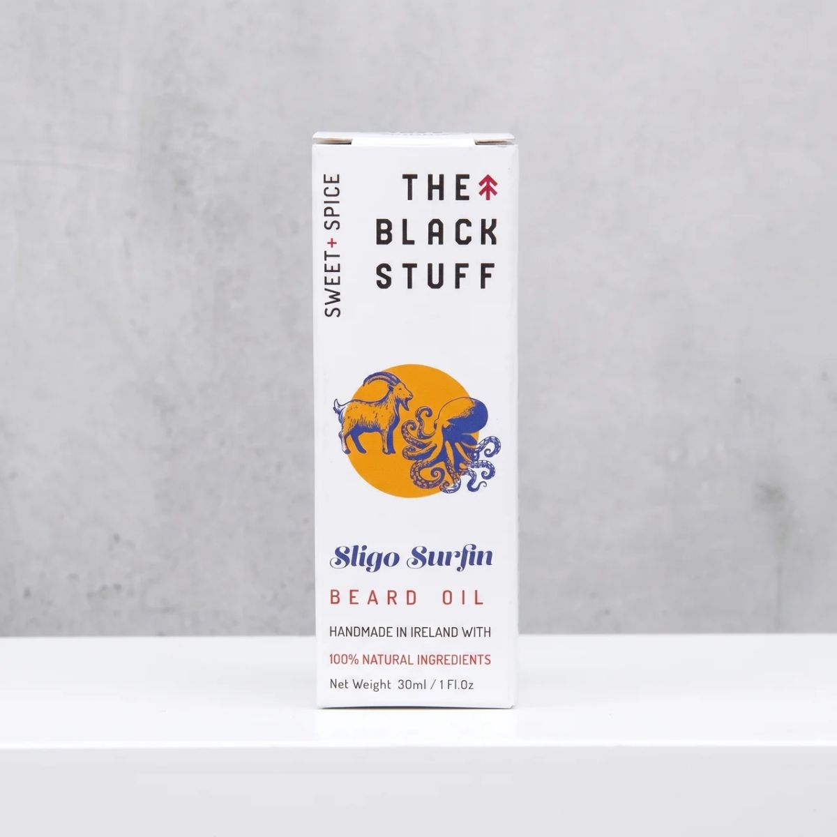 The Black Stuff Sligo Surfin olio barba 30ml naturale leggero