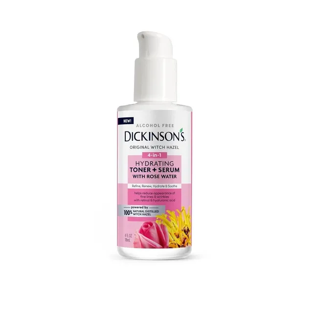 Dickinson's Witch Hazel tonico viso acqua rose idratante