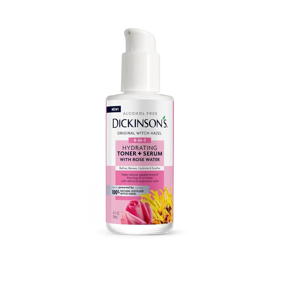 Dickinson's Witch Hazel tonico viso acqua rose idratante