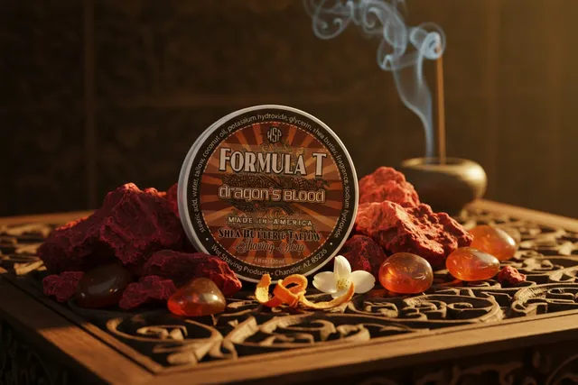 Wet Shaving Products Dragon's Blood Formula T sapone barba 4oz resina