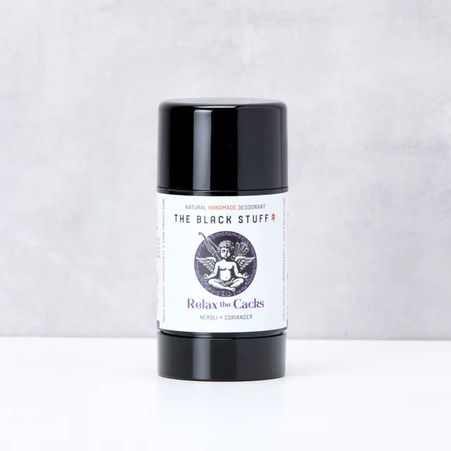 The Black Stuff Natural Deodorant Relax The Cacks deo naturale