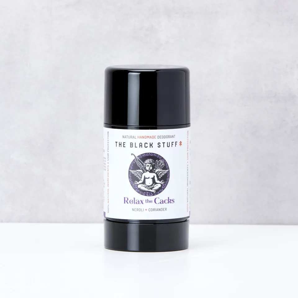 The Black Stuff Natural Deodorant Relax The Cacks deo naturale