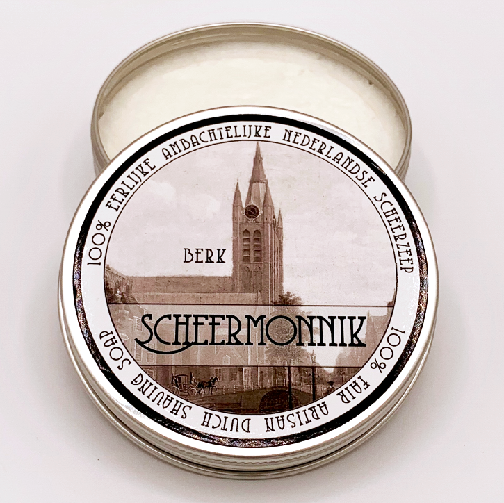 Scheermonnik Scheerzepen Berk Sapone da Barba 75g Sandalo