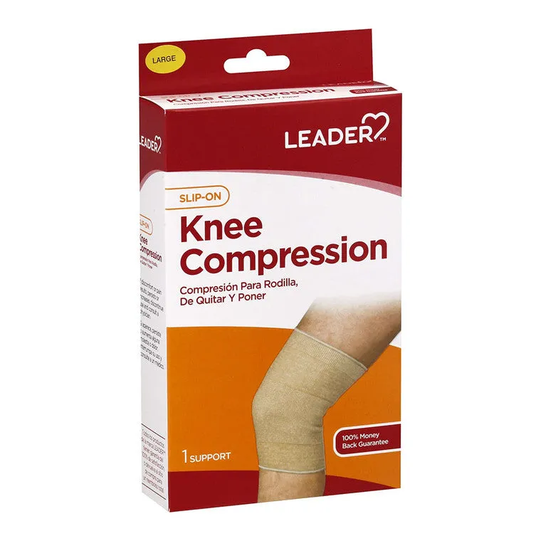 Leader Knee Compression ginocchiera elastica L compressione