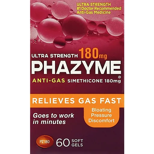 Phazyme Ultra Strength antigas 180mg capsule molli