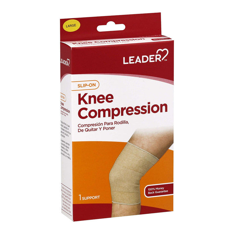 Leader Knee Compression ginocchiera elastica L compressione