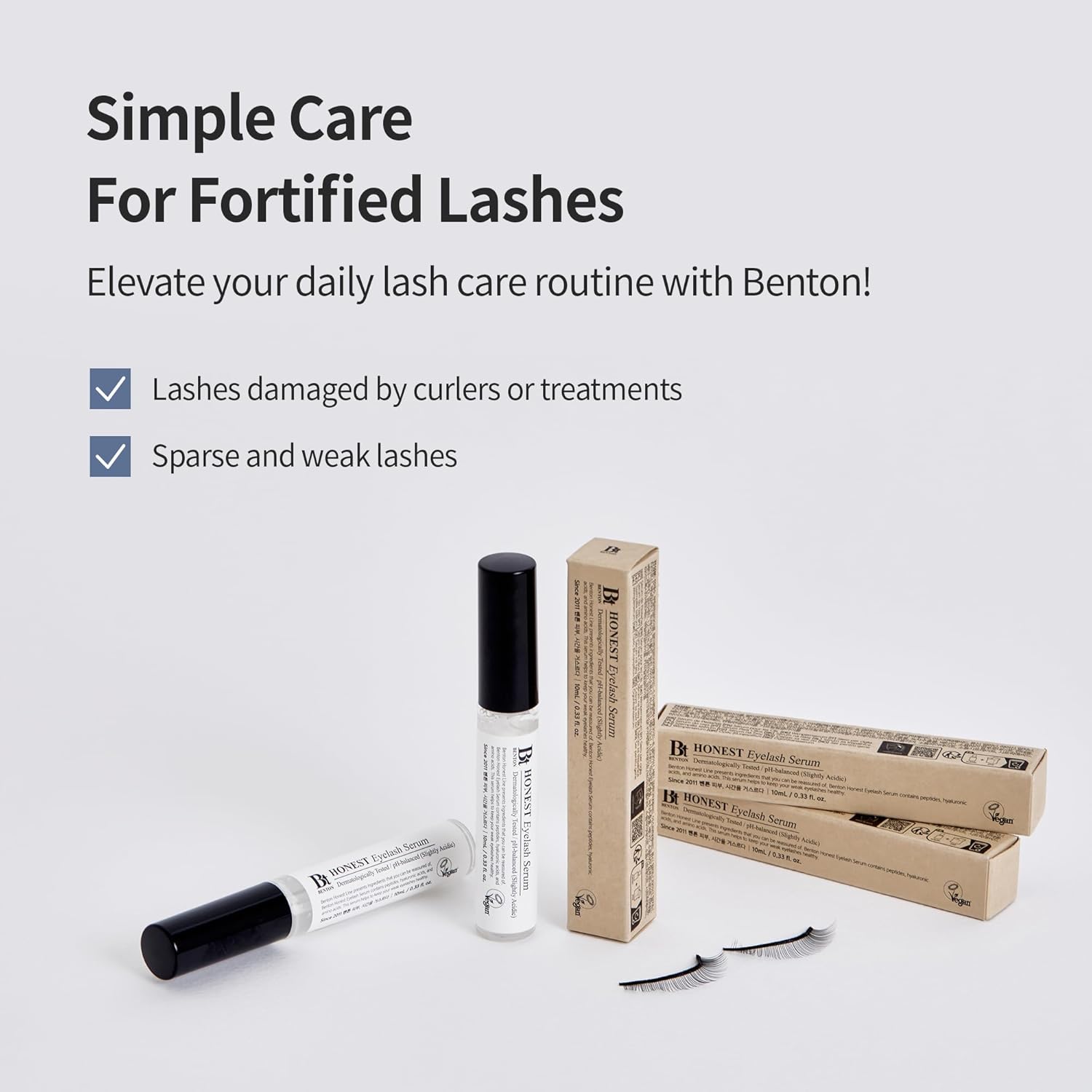 Benton Honest Siero Ciglia 10 ml Rinforzante Peptidi