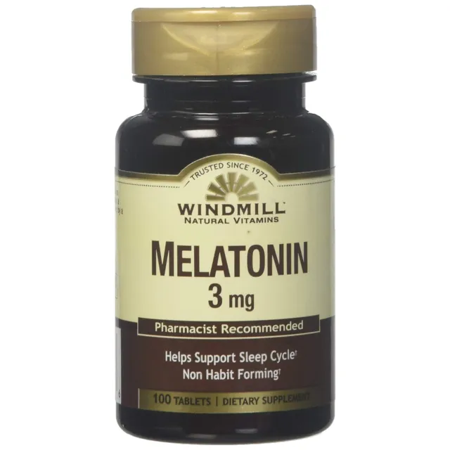 Windmill melatonina 3 mg integratore 100 compresse