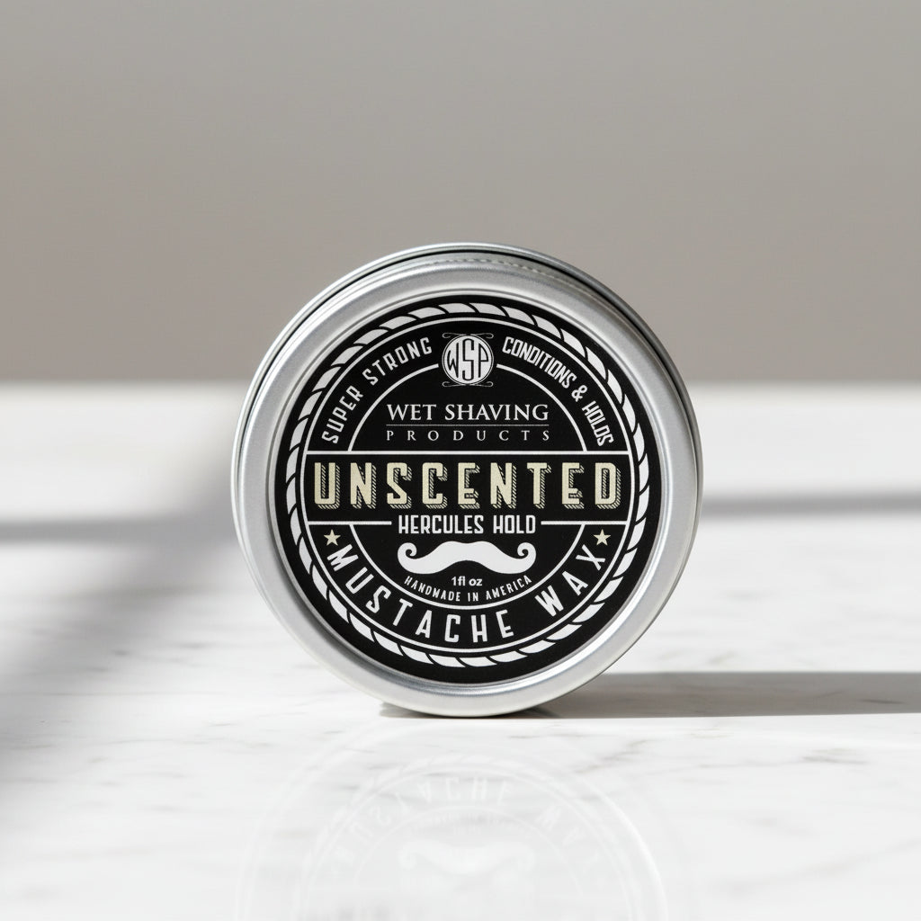 Wet Shaving Products Au Naturel cera baffi tenuta normale non profumata