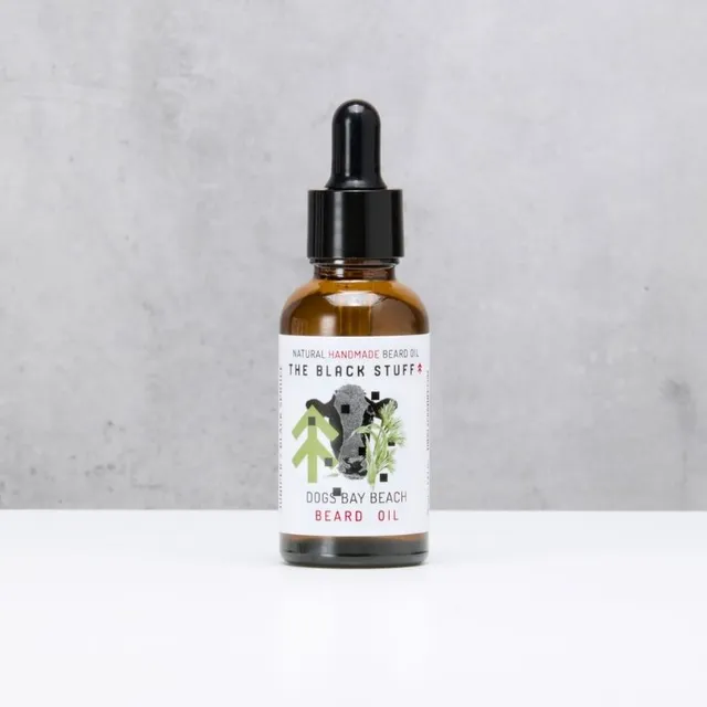 The Black Stuff Beard Care Dog's Bay Beach olio da barba 30ml