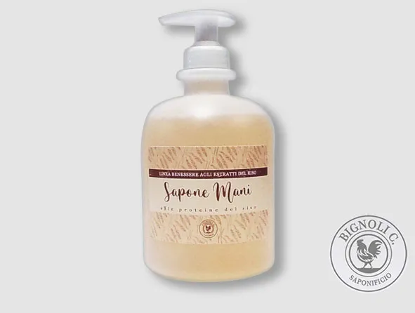 Saponificio Bignoli Riso sapone liquido 500ml proteine