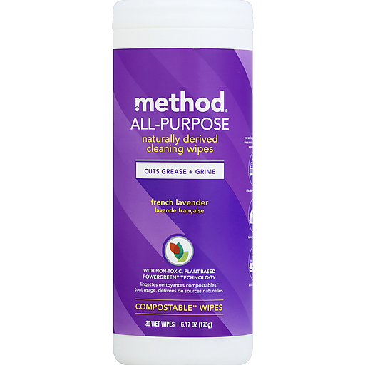 Method Home salviette multiuso lavanda francese 30 pz
