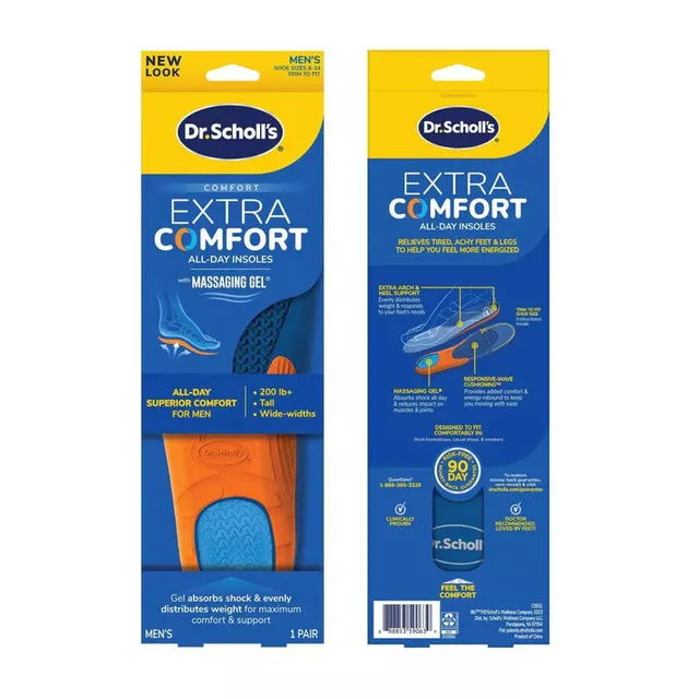 Dr. Scholl's Comfort Energy solette uomo 8-14 gel