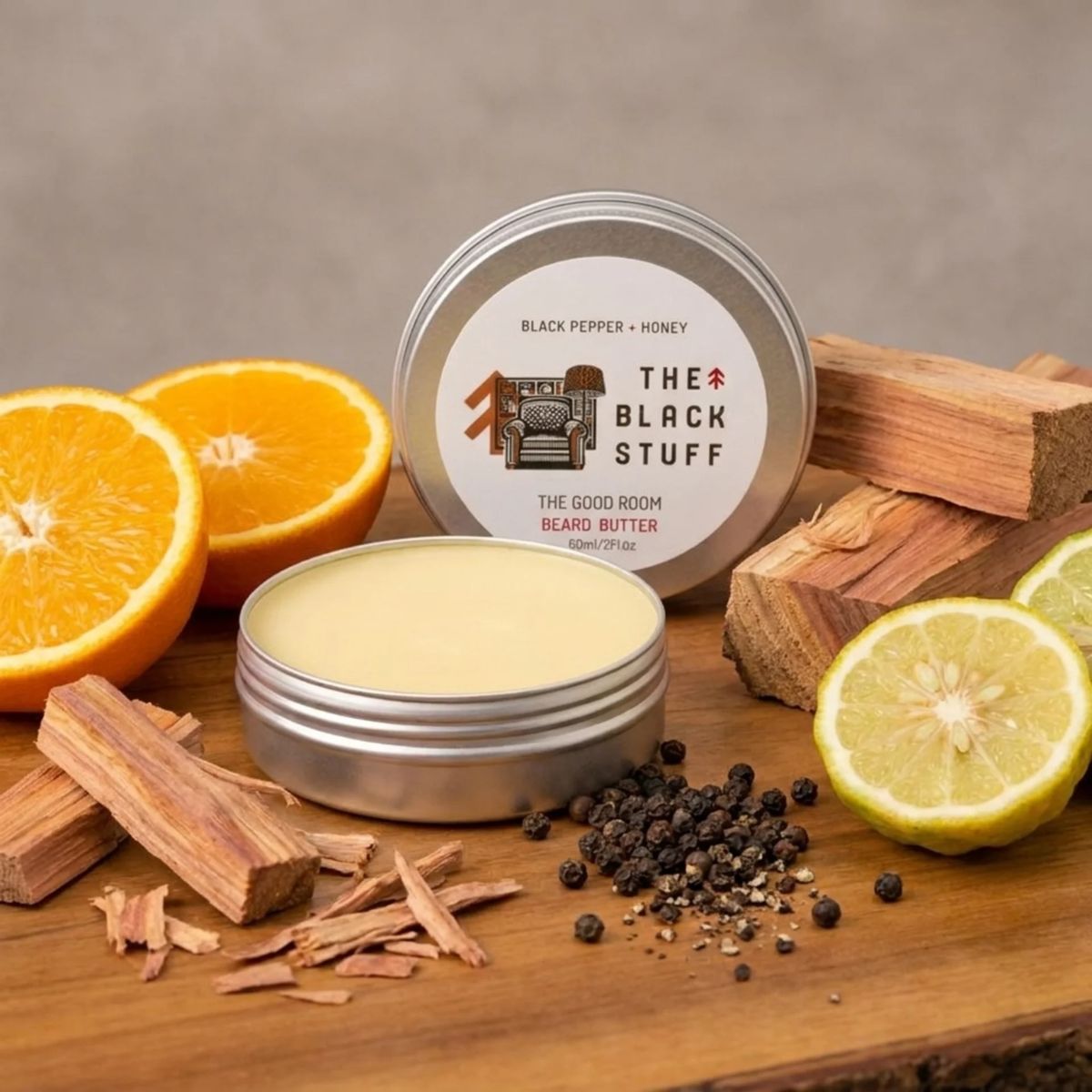 The Black Stuff Beard Care burro barba The Good Room