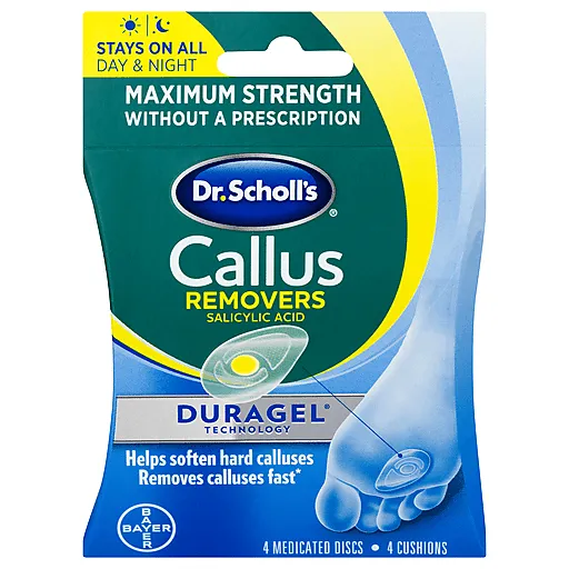 Dr. Scholl's Callus Removers Cerotti Calli 4+4 Acido Salicilico