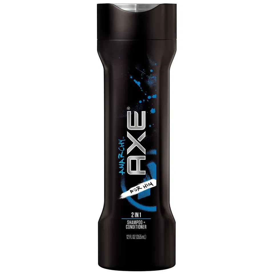 Axe Anarchy shampoo balsamo 2 in 1 uomo 12 oz