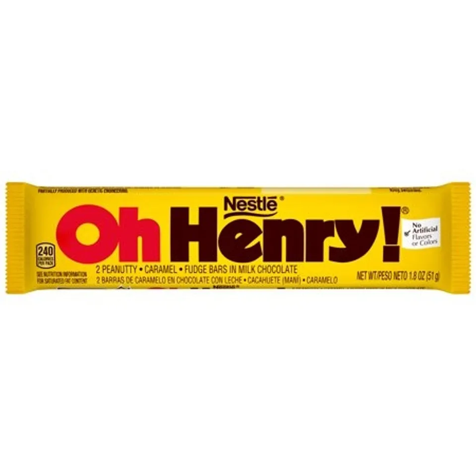 Oh Henry barretta cioccolato arachidi 51 g caramello