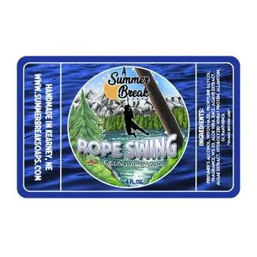 Summer Break Soaps Rope Swing dopobarba 4 oz effetto freddo