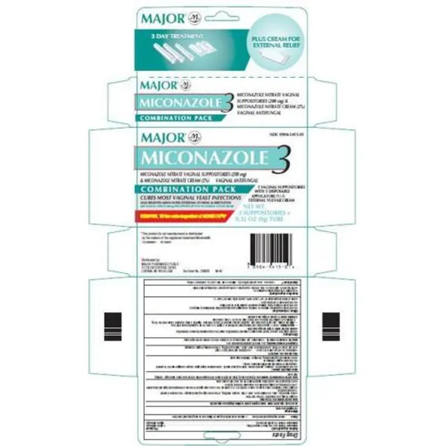 Major Miconazole 3 Day crema ovuli antimicotica