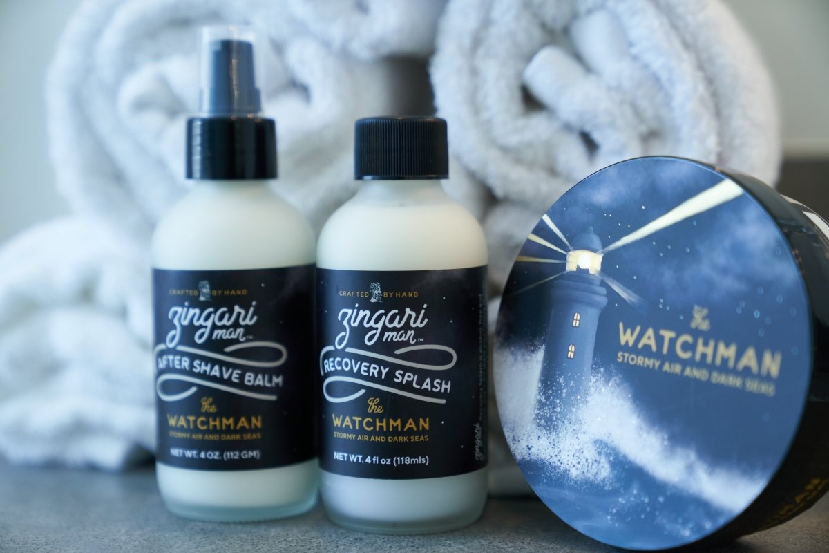 Zingari Man The Watchman sapone da barba marino