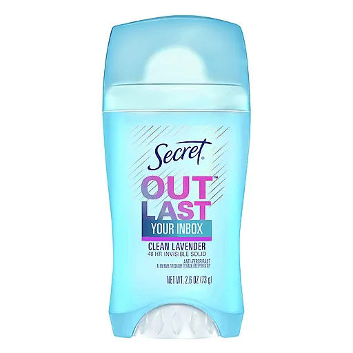 Secret Outlast Clean Lavender Deodorante Stick 73g 48h