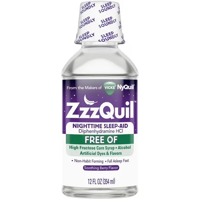 ZzzQuil sciroppo notte mango 355 ml senza alcol