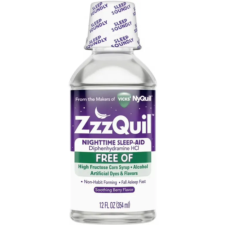 ZzzQuil sciroppo notte mango 355 ml senza alcol