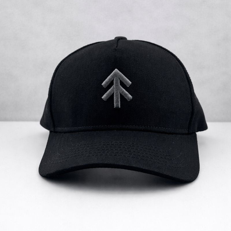 The Black Stuff TBS cappellino trucker nero mesh taglia unica