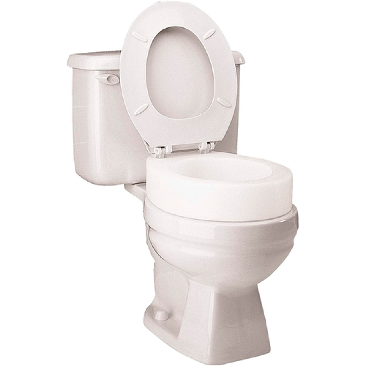 Carex rialzo wc allungato alzawater plastica 3,5 pollici
