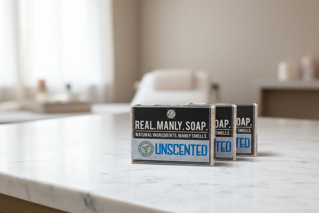 Wet Shaving Products Au Naturel saponetta uomo non profumata singola