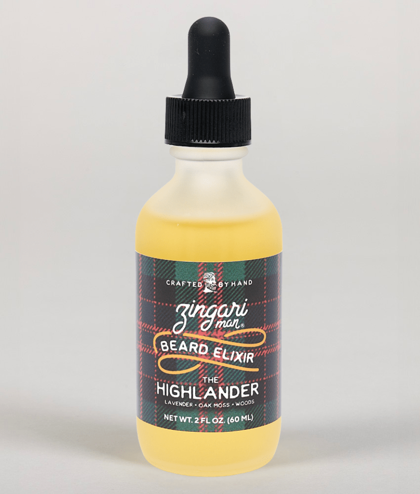 Zingari Man The Highlander olio barba lavanda e patchouli