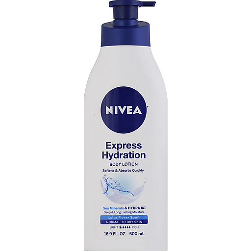 Nivea Express Hydration latte corpo fiore di loto 500 ml