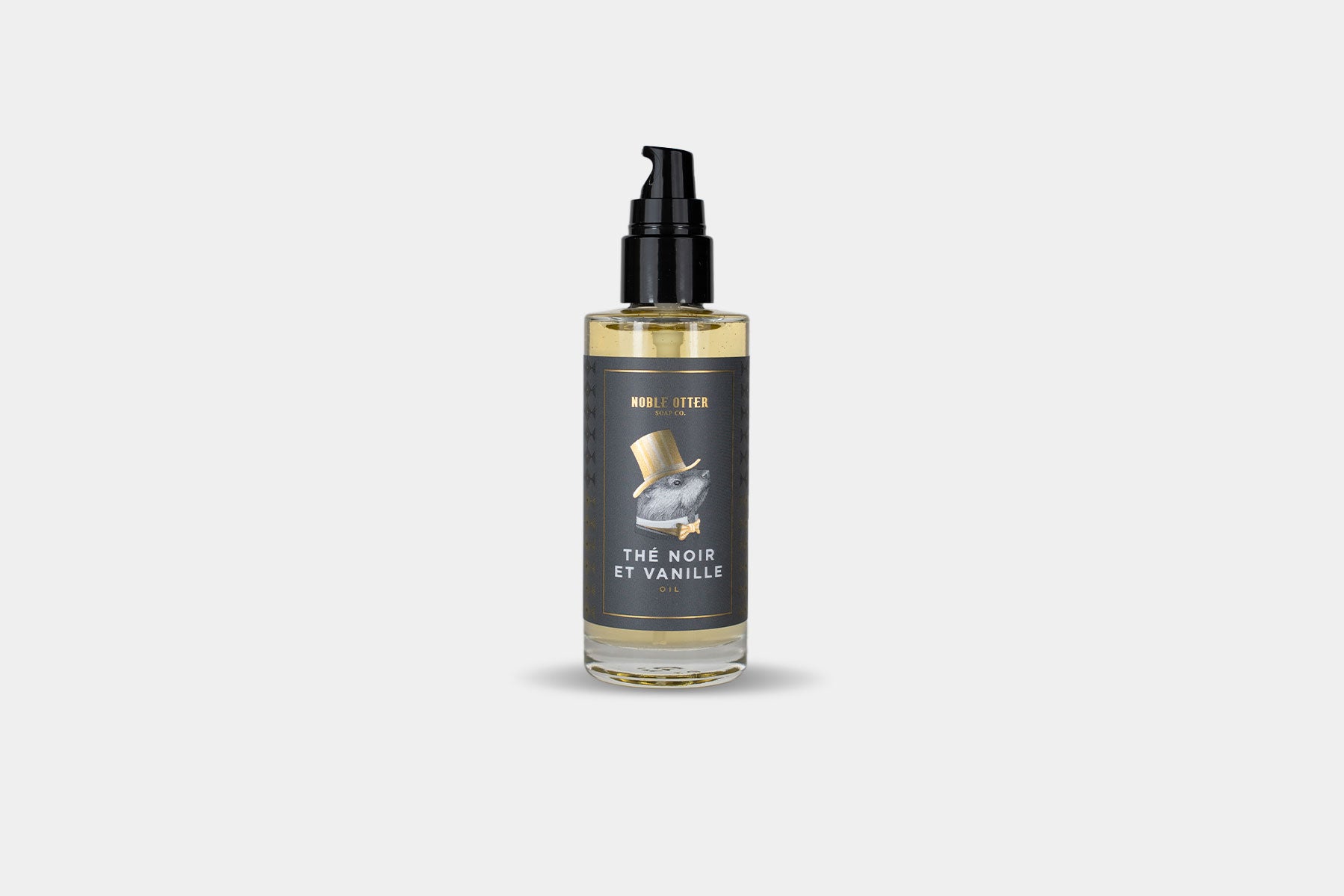 Noble Otter Thé Noir et Vanille olio barba 60 ml tè nero