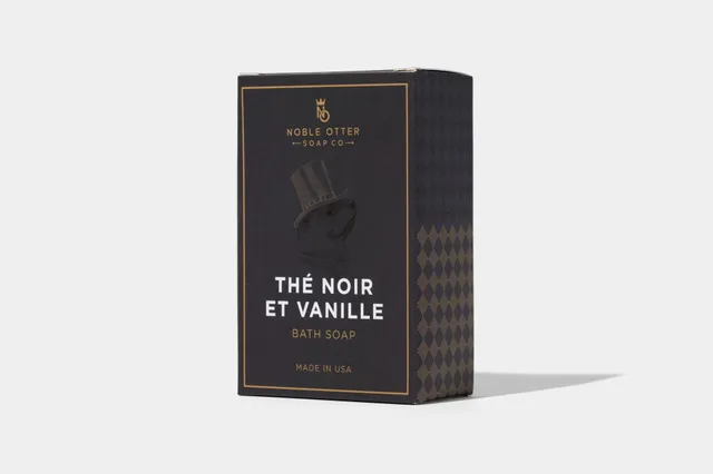 Noble Otter Thé Noir et Vanille saponetta bagno tè nero