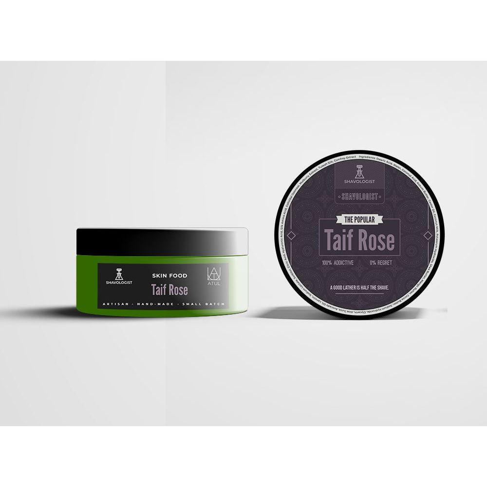 Shavologist Taif Rose sapone da barba 100 g rosa damascena