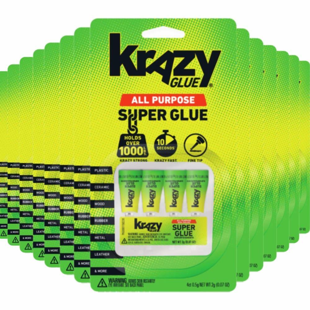 Krazy Glue All-Purpose colla liquida monodose 4 tubetti trasparente