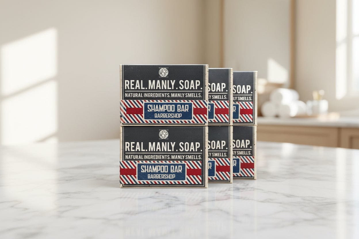 Wet Shaving Products Barbershop Shampoo Bar shampoo solido singola barba