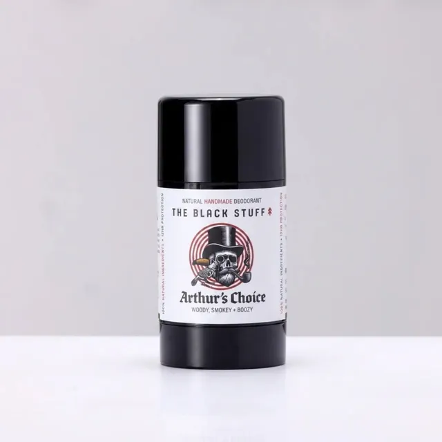 The Black Stuff Natural Deodorant Arthur's Choice deodorante legnoso