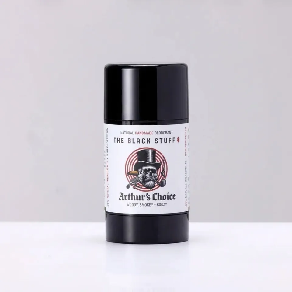 The Black Stuff Natural Deodorant Arthur's Choice deodorante legnoso