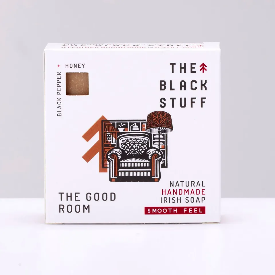 The Black Stuff Good Room saponetta uomo cedro e pepe nero