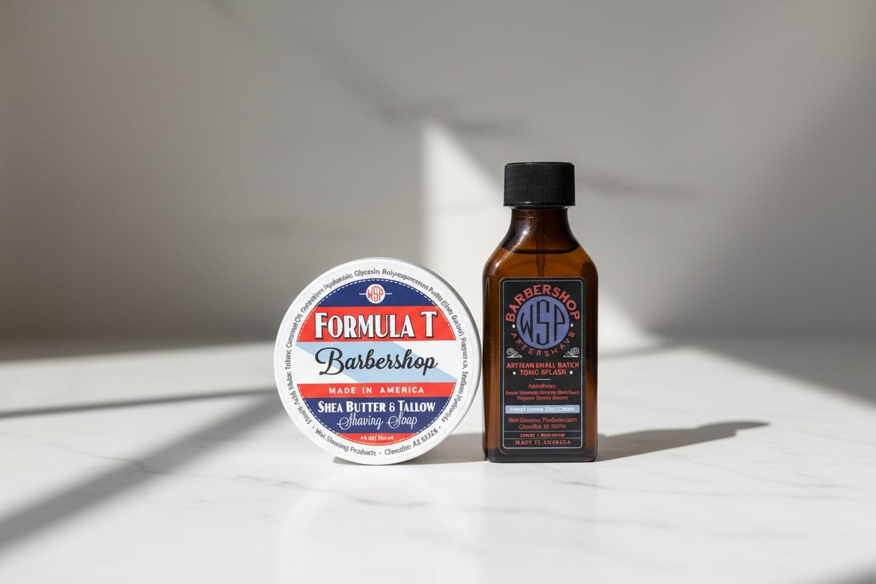 Wet Shaving Products Barbershop Formula T sapone da barba sego disco