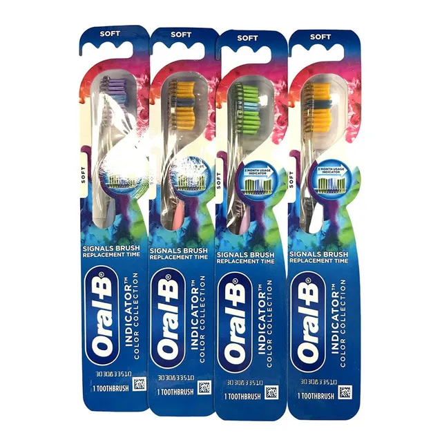 Oral-B Indicator Contour Clean Spazzolino Blu Setole Morbide