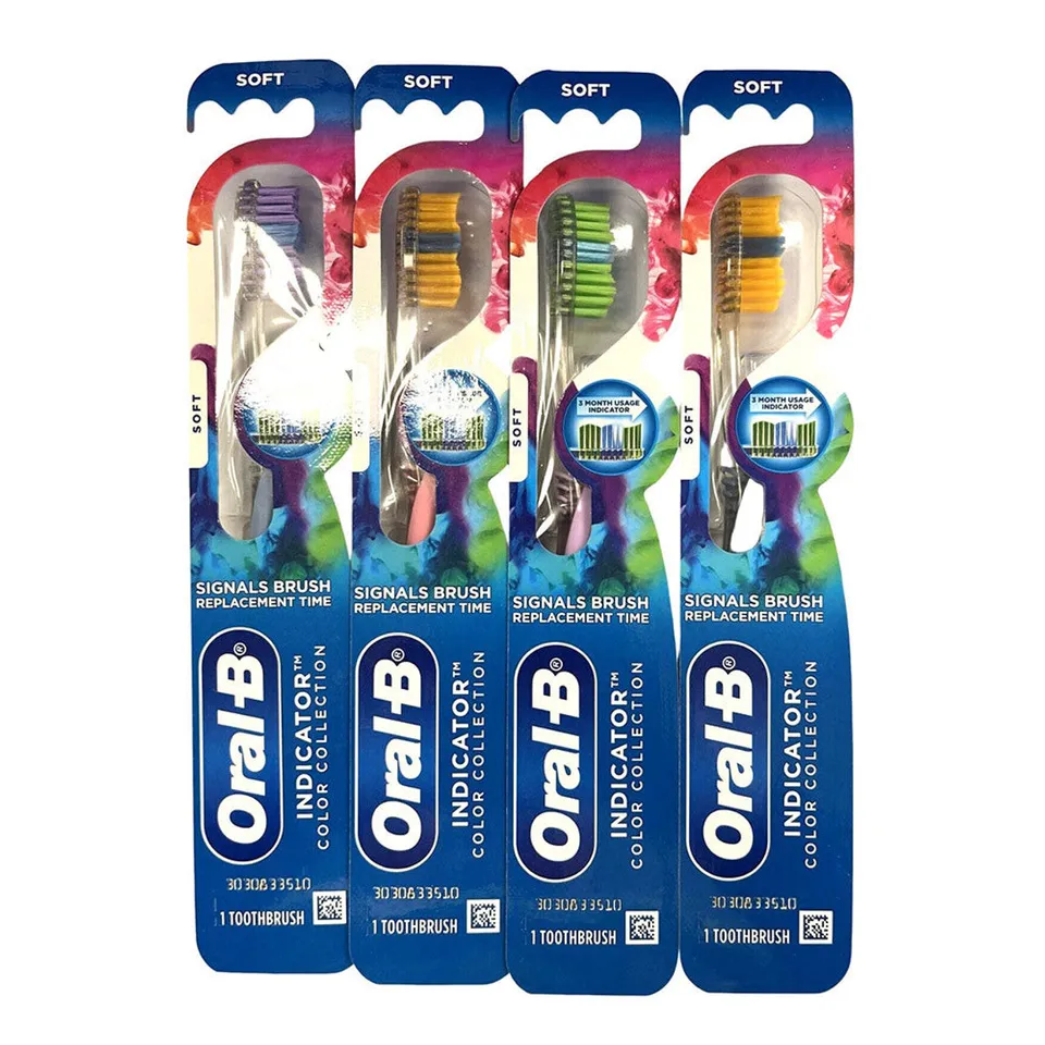 Oral-B Indicator Contour Clean Spazzolino Blu Setole Morbide