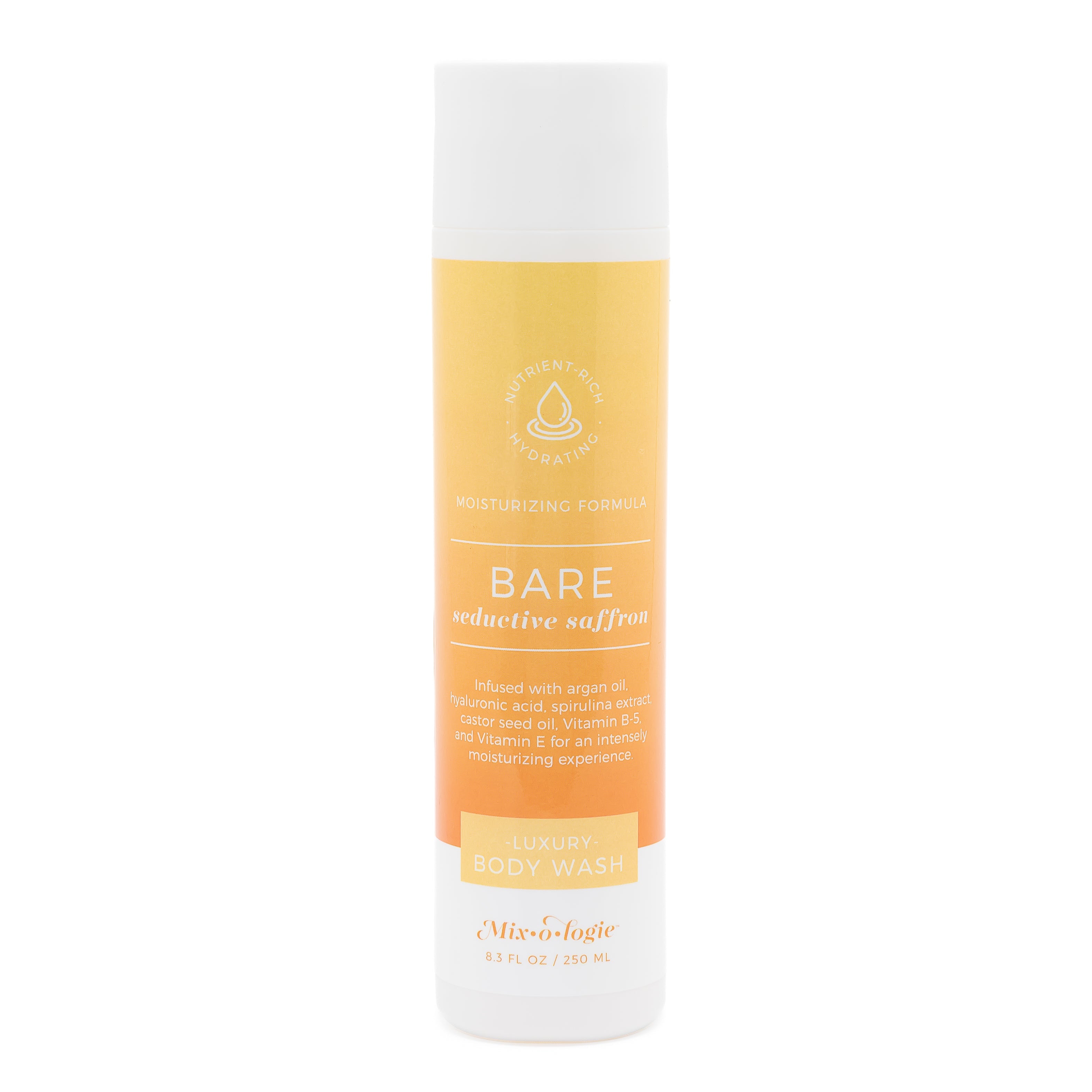 Mixologie Luxury bagnoschiuma idratante 250 ml Bare saffron
