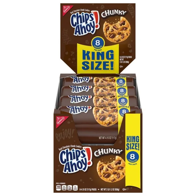Chips Ahoy! Chunky cookies gocce cioccolato 8 pack