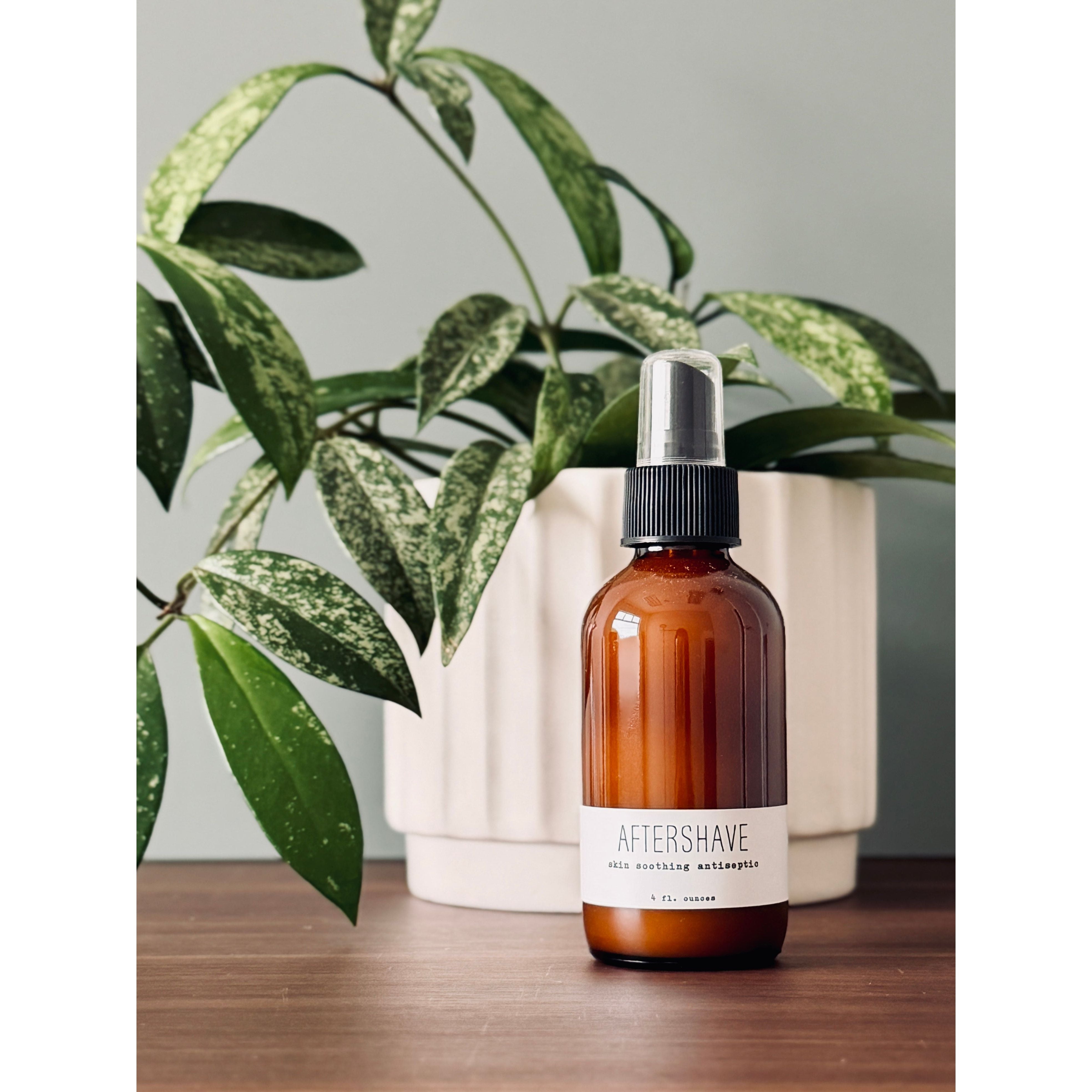 Dopobarba naturale viso amamelide e aloe pelli sensibili