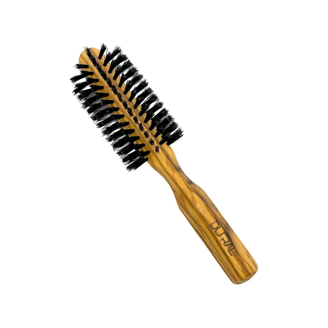 Dural spazzola capelli legno ulivo setole cinghiale 7 file